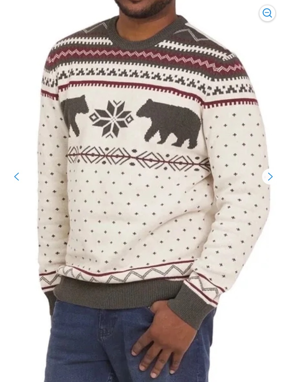 LANDS END - Ugly Christmas Holiday Sweater Sz M/L (unisex)
